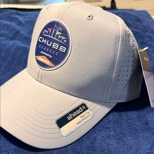 Chubb Classic Performance Golf Hat in Light Gray by ahead